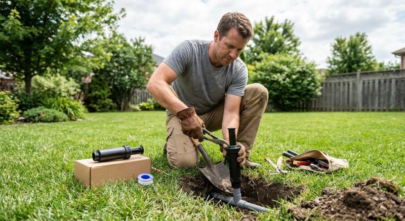 Sprinkler Line Replacement in Aiken, SC