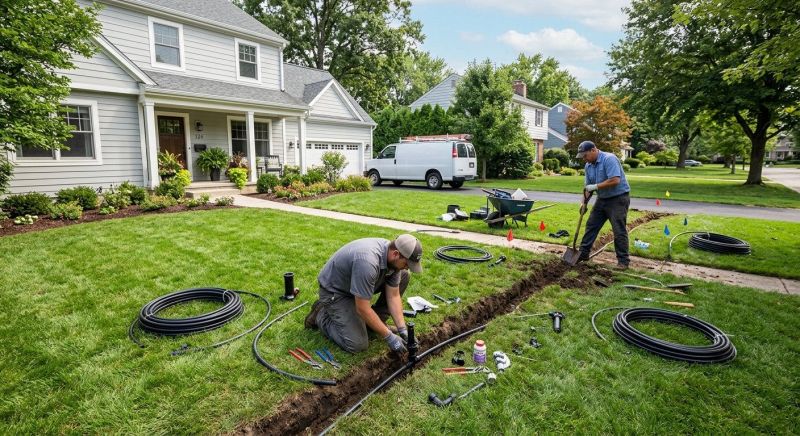Outdoor Sprinkler Installation in Aiken, SC